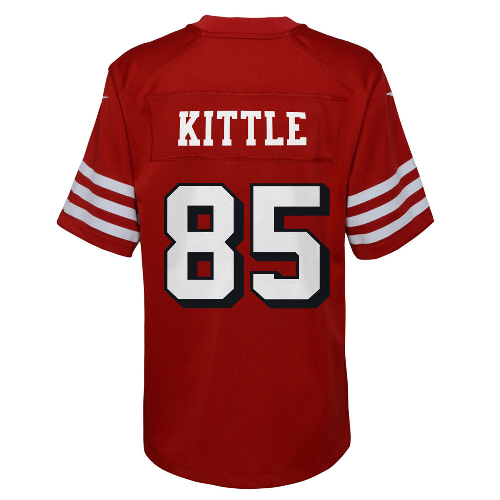 Youth San Francisco 49ers George Kittle Alternate Game Jersey Scarlet